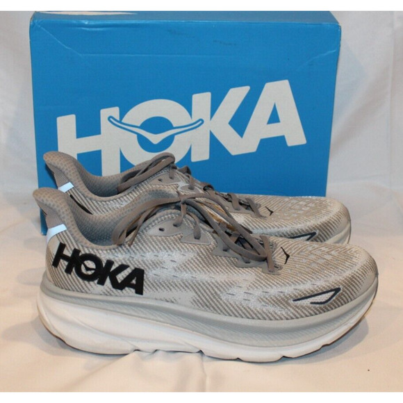 NIB Hoka One One Men\'s Clifton 9 Running Athletic Sneakers HMBC GRAY‎ 8 main image 6